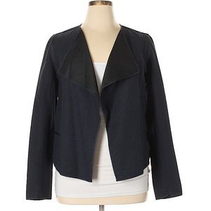 VINCE women’s navy blue and black blazer size XL